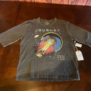 Vintage Inspired Recycled Karma Journey Escape Graphic T-Shirt 100% Cotton small